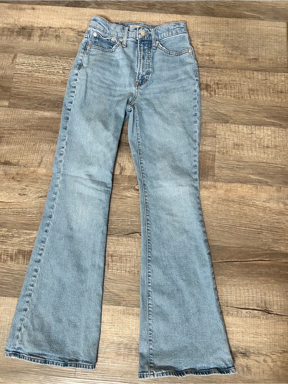 Madewell Light Wash Flared Jeans for Women